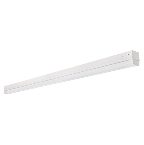 BROOKS | LED Linkable Strip Fixture | Adj Watt 40W/60W/80W | 10400 Lumens | Adj CCT 3500K-4K-5K | 120-277V | Built-In 8W Emergency Battery Backup | 8ft | Frosted Lens | UL & DLC Listed