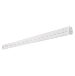 BROOKS | LED Linkable Strip Fixture | Adj Watt 40W/60W/80W | 10400 Lumens | Adj CCT 3500K-4K-5K | 120-277V | Built-In 8W Emergency Battery Backup | 8ft | Frosted Lens | UL & DLC Listed