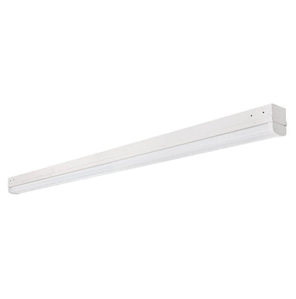 BROOKS | LED Linkable Strip Fixture | Adj Watt 40W/60W/80W | 10400 Lumens | Adj CCT 3500K-4K-5K | 120-277V | Built-In 8W Emergency Battery Backup | 8ft | Frosted Lens | UL & DLC Listed
