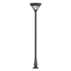 PLANTATION | Solar Pathway Light | 20 Watt | 3920 Lumens | 2300K-6500K CCT | Black Housing | Only Fixture | Pathway Lighting | Garden Light | Decorative Pole Light | 5 Years Warranty