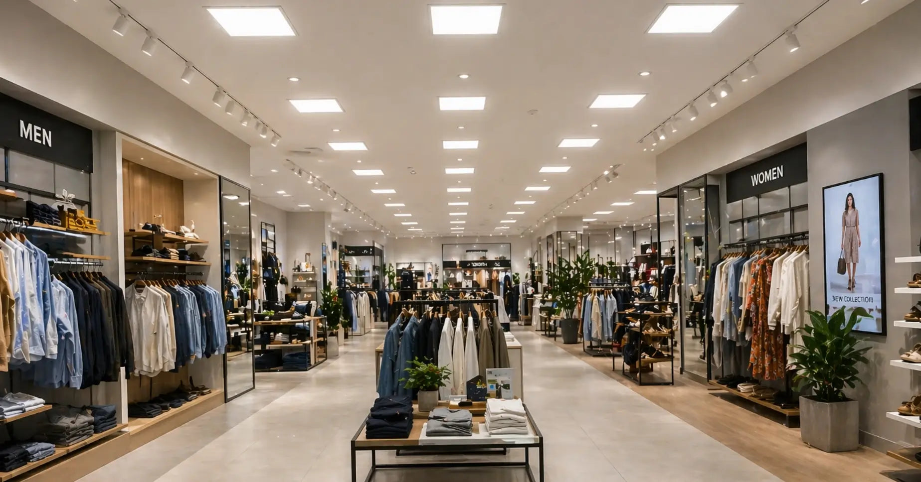LED retail store lighting solutions by Beyond LED Technology