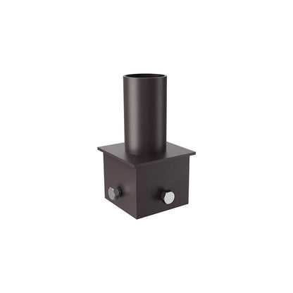 Square Pole Mount | 2-3/8” O.D Tenon | Tenon Mount | 4” Pole Square Adaptor | Bronze Housing