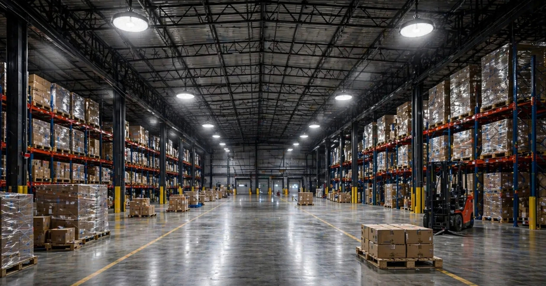 LED warehouse lighting high bay lights for industrial facilities