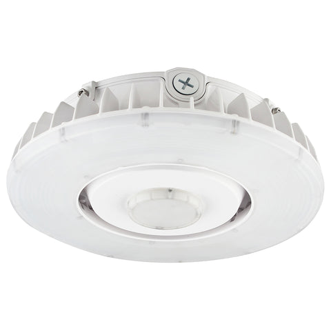 KP | LED Parking Garage Light | 75 Watt | 10103 Lumens | Adjustable CCT 3000K-4000K-5000K | 120-277V | White housing | IP65 | UL & DLC Listed - Beyond LED Technology