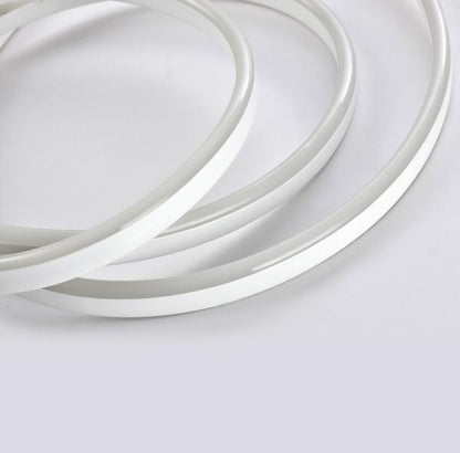 NE9 | LED Flexible Neon Rope Light | 164 Watt | White | 5000K | 120V | 50 Feet | Includes Clips, Connectors & AC Powered KIT | IP67 | ETL Listed