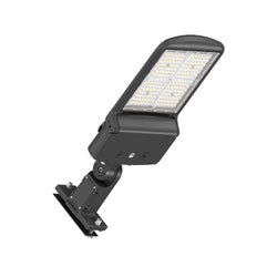 ZOHO 5TH GEN | LED Area Light | ADJ Wattage 200W/240W/300W | 51000 Lumens | 5000K | 120V-277V | Universal Bracket | Black Housing | IP65 | UL & DLC Listed - Beyond LED Technology