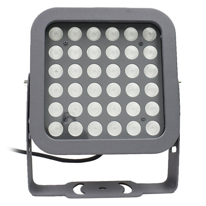 LSL | LED Flood Light | 36 Watt | 3200 Lumens | 3000K | 100V-277V | 8 Degree Beam Angle | Grey Housing | ETL Listed