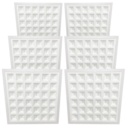 PIXEL SQUARE |LED Designer Troffers | 40 Watt | 5000 Lumens | 4000K | 100V-277V | 2X2 | ETL Listed | Pack of 6