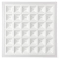 PIXEL SQUARE |LED Designer Troffers | 40 Watt | 5000 Lumens | 4000K | 100V-277V | 2X2 | ETL Listed | Pack of 6