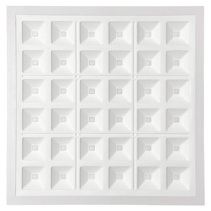 PIXEL SQUARE |LED Designer Troffers | 40 Watt | 5000 Lumens | 4000K | 100V-277V | 2X2 | ETL Listed | Pack of 6