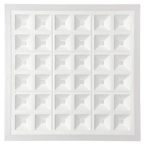 PIXEL SQUARE |LED Designer Troffers | 40 Watt | 5000 Lumens | 4000K | 100V-277V | 2X2 | ETL Listed | Pack of 6