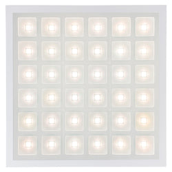 PIXEL SQUARE |LED Designer Troffers | 40 Watt | 5000 Lumens | 4000K | 100V-277V | 2X2 | ETL Listed | Pack of 6