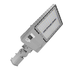 PK | LED Area Light | 320 Watt | 44800 Lumens | 5000K | 120V-277V | Slip Fitter Mount | Grey Housing | IP65 | UL & DLC Listed