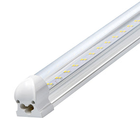 YONAH | LED Linkable Integrated Tube | 30 Watt | 4200 Lumens | 6500K | 100V-277V | 4'| Clear Lens | ETL Listed | Pack of 4