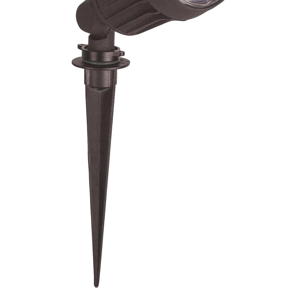 BOISE | LED Landscaping Light | 10 Watt | 800 Lumens | 3000K |12VAC/DC | Ground Stake Mount | Bronze Housing | IP65 | ETL Listed | Pack of 4