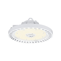 JUNIOR | LED Round High Bay | 240 Watt | 34922 Lumens | Adjustable CCT 3000K-4000K-5000K | 100V-277V | White Housing | IP65 | UL Listed