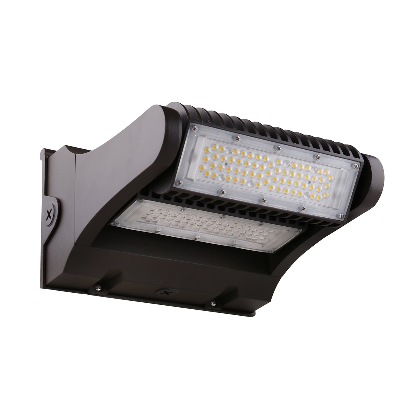 PARKER | LED Rotatable Wall Pack | Adj Watt 80W/100W/120W | 16527 Lumens | 5000K | 100V-277V | Bronze Housing | IP65 | UL & DLC Listed