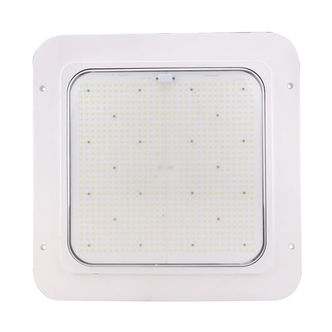 VAIL | LED Canopy Light | 180 Watt | 26301 Lumens | 5700K | 120V-277V | White Housing | IP65 | UL & DLC Listed - Beyond LED Technology