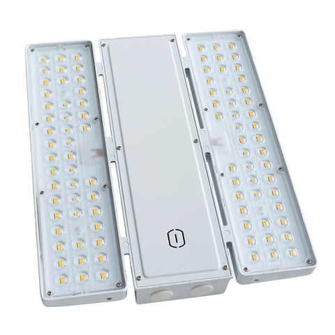 LOYA | LED Linear High Bay | Adj Watt 90W-105W-130W | 19630Lm | 5000K | 120V-277V | White Housing | UL & DLC Listed - Beyond LED Technology