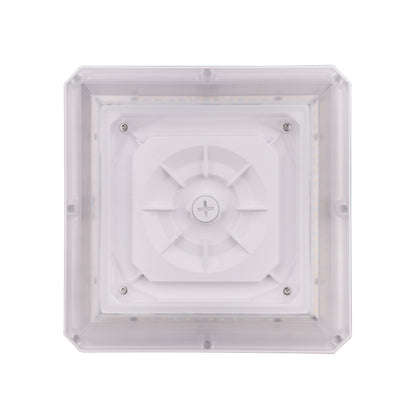 EVERETT | LED Parking Garage Light | 90 Watt | 12600 Lumens | Adjustable CCT 3000K-4000K-5000K | 100-277V | White Housing | IP65 | UL & DLC Listed - Beyond LED Technology