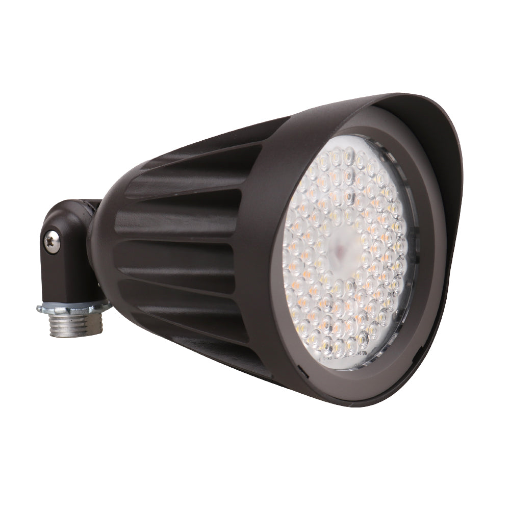 BOISE 2nd GEN | LED Landscaping Light | 13 Watt | 1820 Lumens | Adj CCT 3000K/4000K/5000K | 120V-277V | Ground Stake Mount | Bronze Housing | IP65 | UL & DLC Listed - Beyond LED Technology