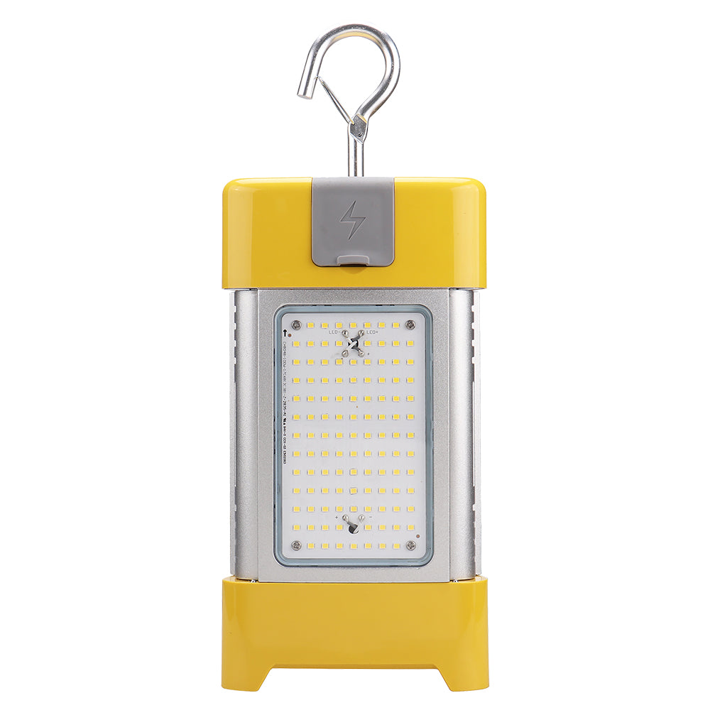 GLOW | LED Portable Light | 100 Watt | 14500 Lumens | 5000K | 120-277 | Yellow Housing | IP65 | UL & DLC Listed - Beyond LED Technology