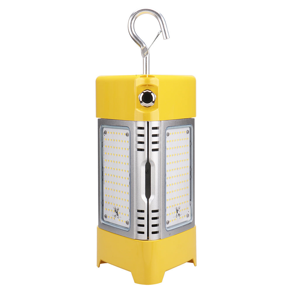 GLOW | LED Portable Light | 100 Watt | 14500 Lumens | 5000K | 120-277 | Yellow Housing | IP65 | UL & DLC Listed - Beyond LED Technology