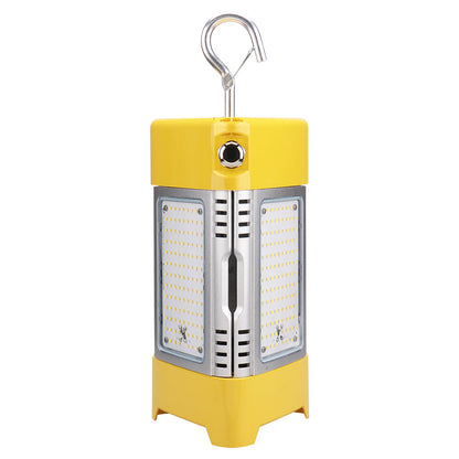 GLOW | LED Portable Light | 100 Watt | 14500 Lumens | 5000K | 120-277 | Yellow Housing | IP65 | UL & DLC Listed - Beyond LED Technology