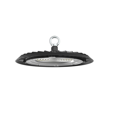 FEATHER | LED Round High Bay | 150 Watt | 16500-17250 Lumens | 5000K | 120V | DOB | Black Housing | IP65 | UL Listed - Beyond LED Technology