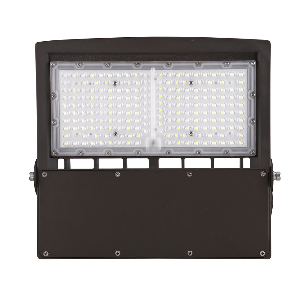 POLAR 2nd GEN | LED Flood Light | 150 Watt | 24000 Lumens | 5000K | 120V-277V | U-Bracket Mount | Bronze Housing | IP65 | UL & DLC Listed - Beyond LED Technology