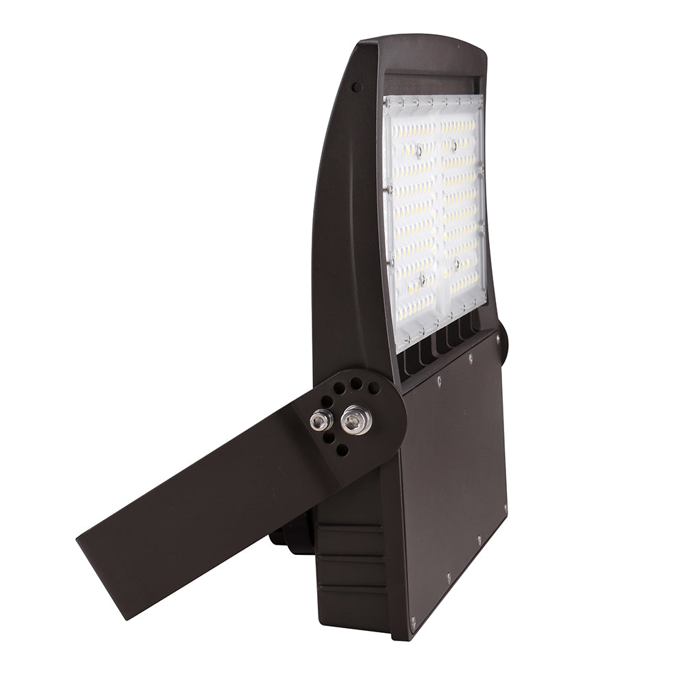 POLAR 2nd GEN | LED Flood Light | 150 Watt | 24000 Lumens | 5000K | 120V-277V | U-Bracket Mount | Bronze Housing | IP65 | UL & DLC Listed - Beyond LED Technology