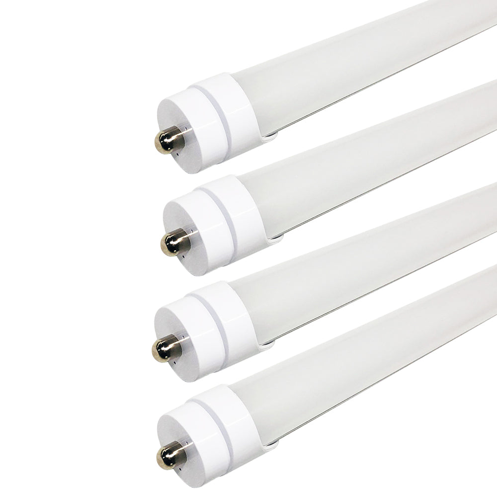 ZELL | LED T8 Tube | 60 Watt | 7800 Lumens | 5000K | 100V-277V | 8ft | Frosted Lens | Double Ended Power | ETL & DLC Listed | Pack of 4 - Beyond LED Technology