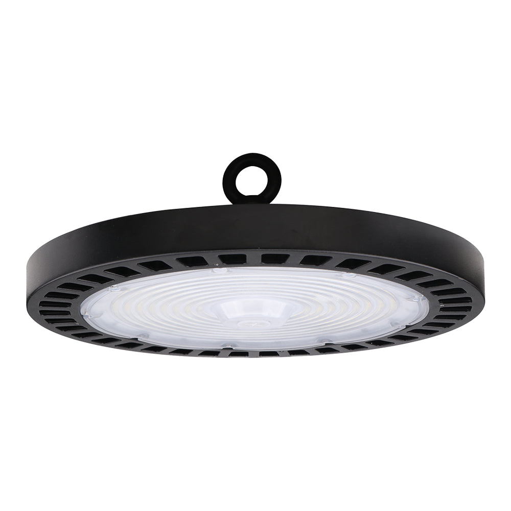 PEAK | LED Round High Bay | 100 Watt | 14500 Lumens | 5000K | 120-277V | Dimmable | Black Housing | IP65 | UL & DLC Listed - Beyond LED Technology