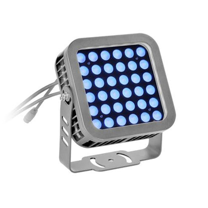 LSL | LED Flood Light | 36 Watt | Blue | 100V-277V | 30 Degree Beam Angle | Grey Housing | ETL Listed - Beyond LED Technology