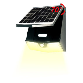 Solar LED Wall Mount Light | 15 Watt | 1500 Lumens | 4000K | Solar LED Wall Pack | Adjustable Panel | Wall Pack | 2 Years Warranty