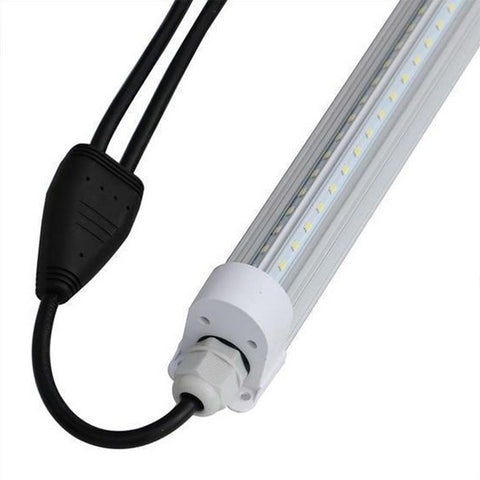 V | LED Cooler Light | 25 Watt | 2781 Lumens | 6500K | 100V-277V | 60in | Linkable | ETL Listed | Pack of 4