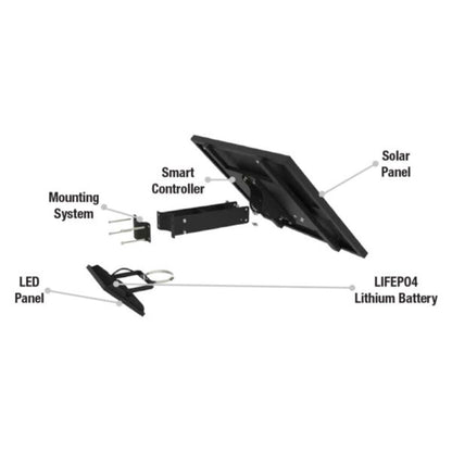 Solar LED Flood Light | 15 Watt | 2100 Lumens | 5000K | Capella | 3 Years Warranty