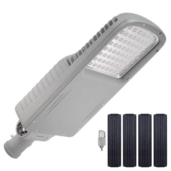 VISTA | Solar LED Street Light | 100 Watt | 12800 Lumens | 5000K | Smart Street Light | Built In Bluetooth | Smart App included | Parking Lot Light | Solar All in One SE Street Light | 3 Years Warranty - 1