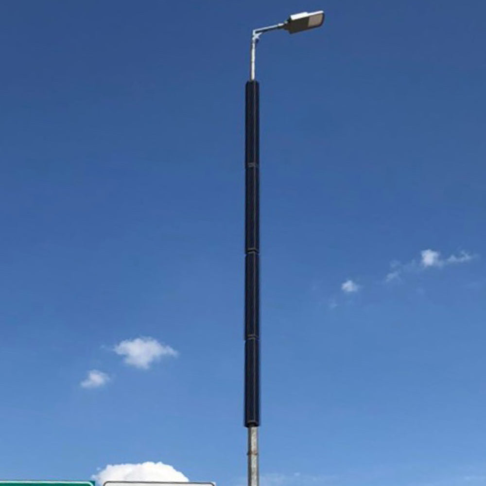 VISTA | Solar LED Street Light | 100 Watt | 12800 Lumens | 5000K | Smart Street Light | Built In Bluetooth | Smart App included | Parking Lot Light | Solar All in One SE Street Light | 3 Years Warranty - 2