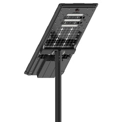 Solar LED Street Light | 100 Watt | 18000 Lumens | 5000K | Smart Street Light | Built In Bluetooth | Smart App included | Parking Lot Light | Solar All in One BF02 Street Light | 3 Years Warranty