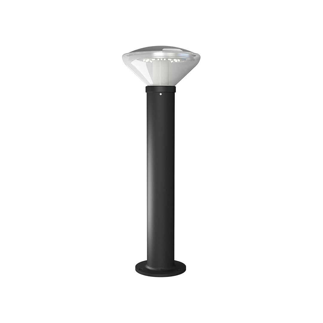 VANDAL | Solar Bollard Light | 5 Watt | 560 Lumens | 5000K | Black Housing | Pathway Lighting | Landscape Light | Solar Resistant Bollard Light | 5 Years Warranty