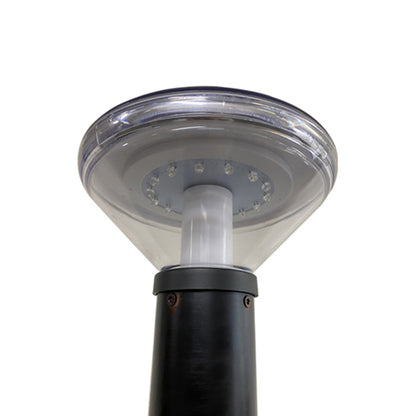 VANDAL | Solar Bollard Light | 5 Watt | 560 Lumens | 5000K | Black Housing | Pathway Lighting | Landscape Light | Solar Resistant Bollard Light | 5 Years Warranty