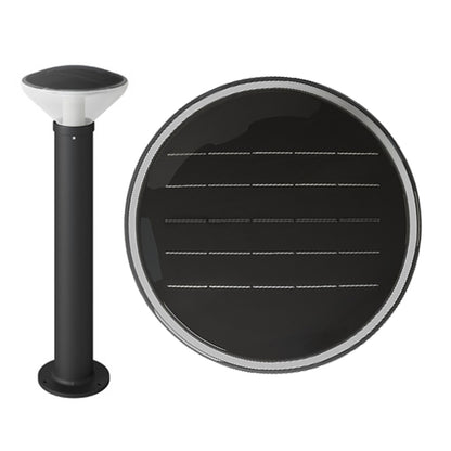 VANDAL | Solar Bollard Light | 5 Watt | 560 Lumens | 5000K | Black Housing | Pathway Lighting | Landscape Light | Solar Resistant Bollard Light | 5 Years Warranty