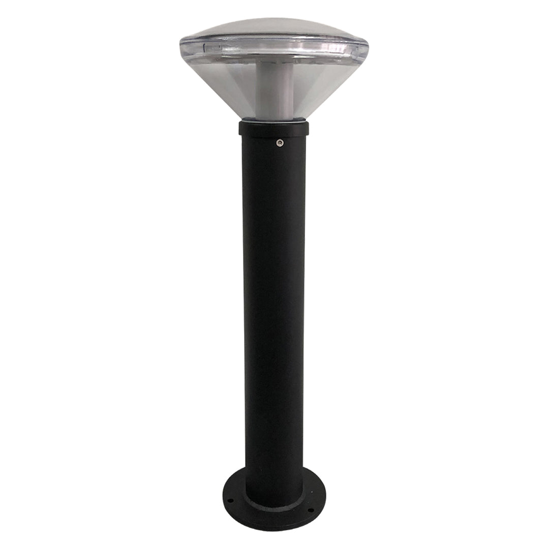 VANDAL | Solar Bollard Light | 5 Watt | 560 Lumens | 5000K | Black Housing | Pathway Lighting | Landscape Light | Solar Resistant Bollard Light | 5 Years Warranty