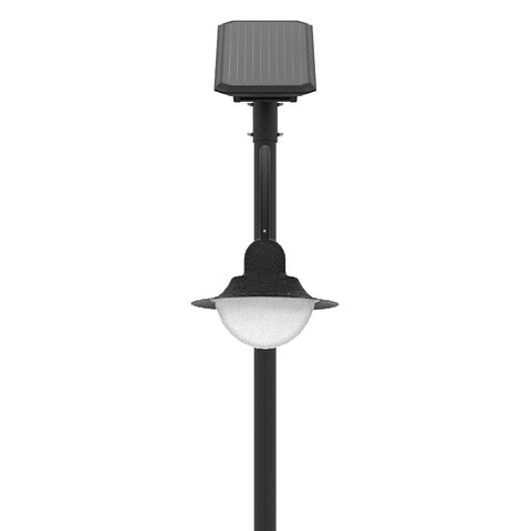 CAPE | Solar Street Pole Light | 40 Watt | 6000 Lumens | 5000K | Black Housing | Pathway Lighting | Garden Light | Solar Post Top CAPE Light | 5 Years Warranty - Beyond LED Technology