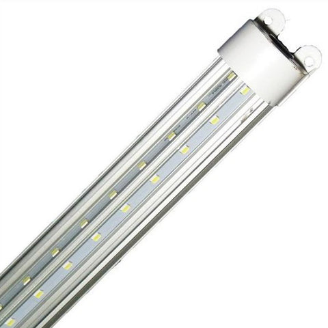 V | LED Cooler Light | 25 Watt | 2781 Lumens | 6500K | 100V-277V | 60in | Linkable | ETL Listed | Pack of 4