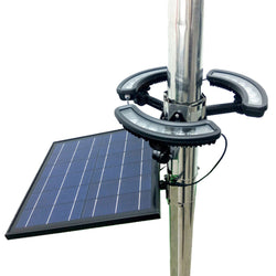 APOLLO | Solar Flag Pole Light | 18 Watt | 1980 Lumens | 6000K | 1 Year Warranty - Beyond LED Technology