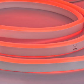 NE9 | LED Flexible Neon Rope Light | 164 Watt | RED | 120V | 50 Feet | Includes Clips, Connectors & AC Powered KIT | IP67 | ETL Listed