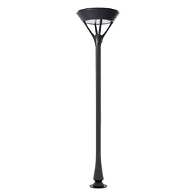 Solar LED Pedestrian Light | 20 Watt | 2600 Lumens | 5000K | Black Housing | Pathway Lighting | Garden Light | Decorative Pole Light | 5 Years Warranty